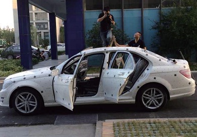 汽車、船模等大型物體掃描